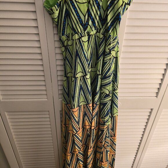 NWOT Multicolor Spaghetti Strap Maxi Dress - Picture 6 of 7